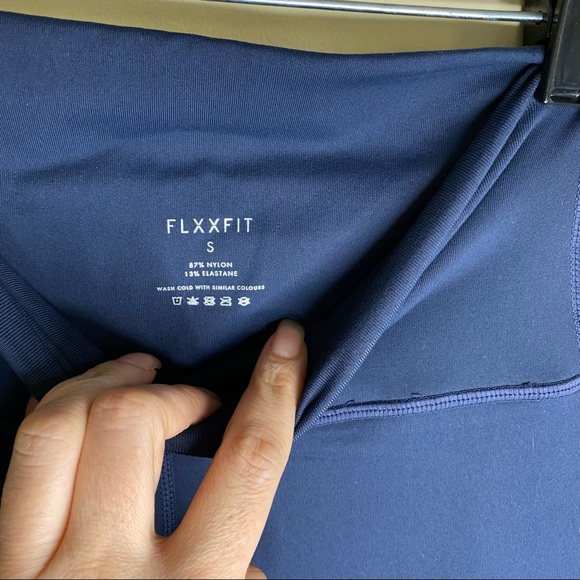 FLXXFIT Navy Blue Leggings Size S - Picture 3 of 5